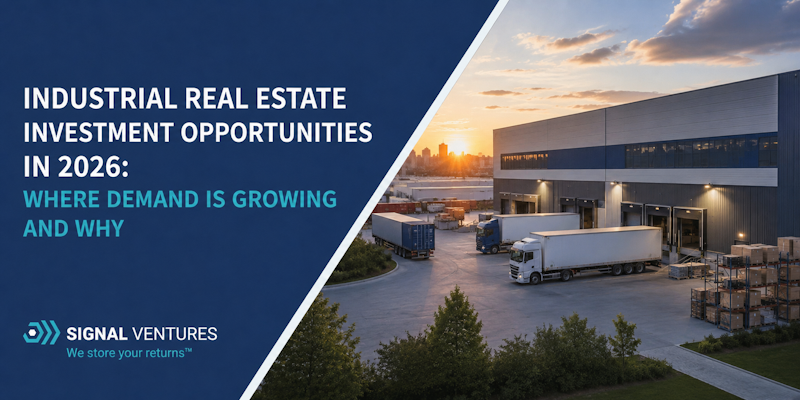 Industrial real estate investment opportunities